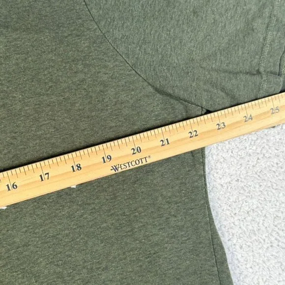 Gustin Mens Short Sleeve Tee T Shirt Green Size XL Workwear Basic Casual Cotton - Picture 8 of 9